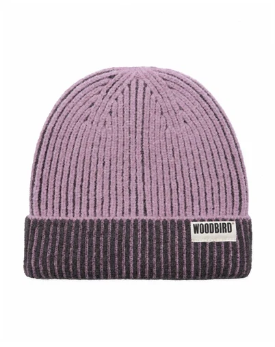 Woodbird - WBYeti Plated Beanie - Violet Slate Blue